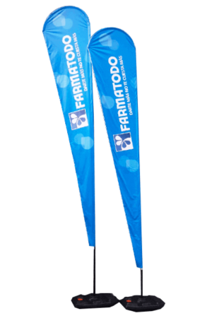 Bandera tipo pluma Talla XL